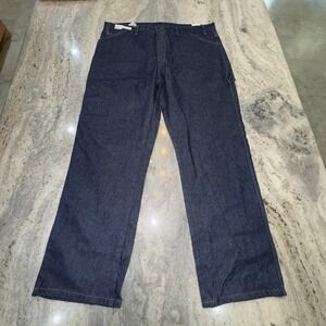 Dickies FR Indura 44x34 Denim Jeans Workwear By Westex Fire Resistant Carpenter